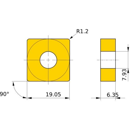 ■三菱 ステンレス鋼旋削加工用コーテッド超硬材種MC_MP7100シリーズ MP7135《10個入》〔品番:SNMG190612RM〕【7075379×10:0】[送料別途見積り][掲外取寄][店頭受取不可]