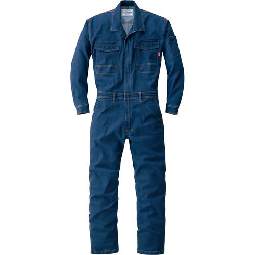 ■AUTO-BI つなぎ服 25010-101 ブルー LLサイズ〔品番:25010101LL〕【7077421:0】[送料別途見積り][掲外取寄][店頭受取不可]