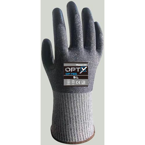 ■Weed 耐切創手袋 WONDER GRIP OPTY OP-785 手のひらポリウレタンコート Lサイズ《120双入》〔品番:OP785L1P〕【70831...
