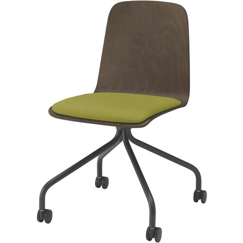 ■ITOKI ノットワーク背座一体キャスターチェア 座パッド付 背座ラスティックビーチD 脚サテンブラック ..