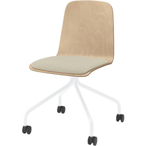 ■ITOKI ノットワークキャスターチェア背面色ラスティックビーチL座幅400mm座面色グレイッシュブラウン..