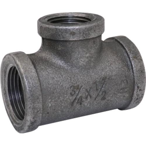 ■FLOBAL 径違いチーズ BRT-0302-黒 3/8x1/4〔品番:00922884〕【7112236:0】[送料別途見積り][掲外取寄]..