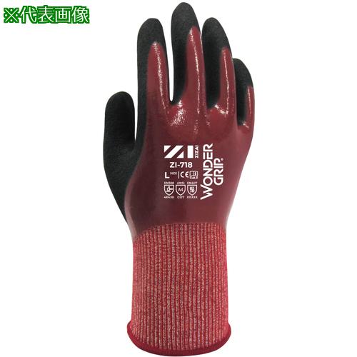 ■Weed 耐切創手袋 ZIZAI ZIー718 ニトリルバックコート LLサイズ(1双入)《120双入》〔品番:ZI71810B〕【7119898×120:0...