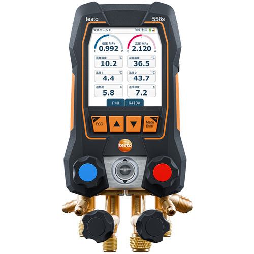 ■TESTO デジタルマニホールド testo 558s〔品番:0564558155〕【7125754:0】[送料別途見積り][掲外取寄]..