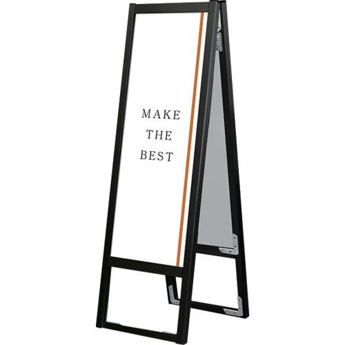 ■TOKISEI ポスタースタンド ブラックフラットオープンスタンド 看板 A3縦縦両面〔品番:BFOSKA3TTR〕【7..