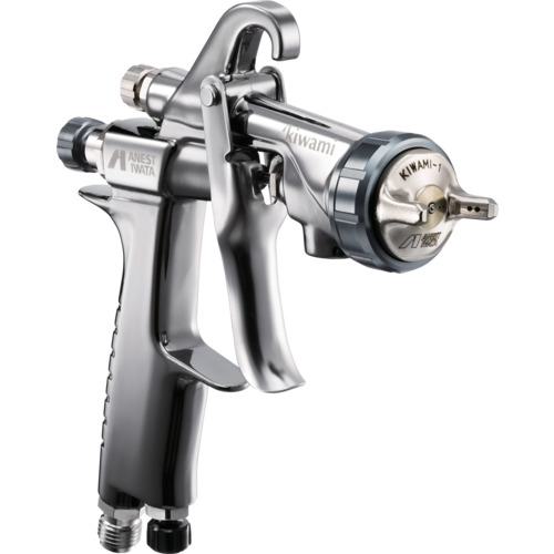 ■アネスト岩田 自動車補修専用スプレーガン 重力式 左利き用 ノズル口径 Φ1.4 パターン開き275mm〔品番:KIWAMI114B8SL〕【7134370:...