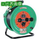 ■NICHIDO 電工ドラム 防雨防塵型100Vドラム アース付 漏電遮断器付 20m NW-EB23〔品番:NWEB23〕【7307209:0】[法人・事業所...