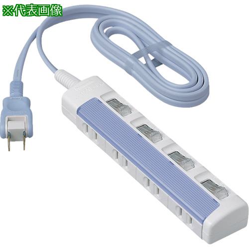 ■Panasonic ザ・タップスイッチシリーズ 4コ口 2mコード付〔品番:WHS2624DKP〕【7339216:0】[店頭受取不可]
