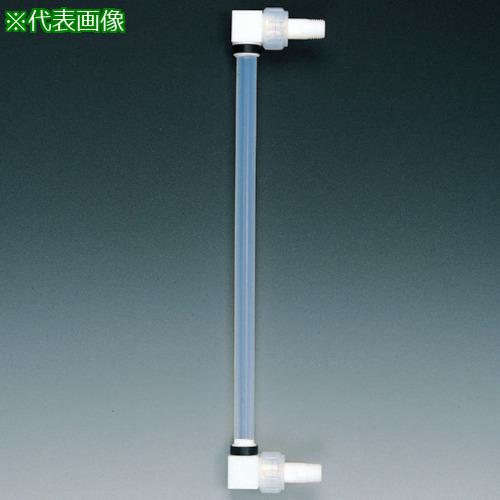 ■フロンケミカル フッ素樹脂 液面計B型タイプR3/8×500mmP 8φ×14φ〔品番:NR0177006〕【7347839:0】[送料別途見積り][掲外取寄][店頭受取不可]