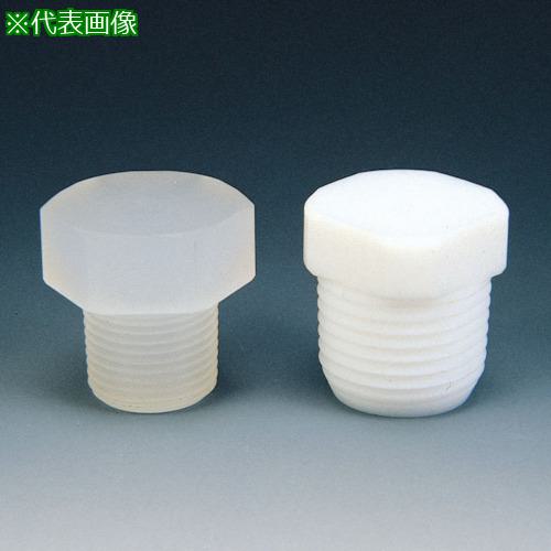 ■フロンケミカル フッ素樹脂PCTFE メクラプラグ R3/4〔品番:NR0306010〕【7348801:0】[送料別途見積り][掲外取寄][店頭受取不可]