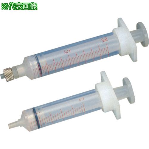 ■フロンケミカル フッ素樹脂シリンジ 10cc オスルアー〔品番:NR1114003〕【7351020:0】[送料別途見積り][掲外取寄][店頭受取不可]
