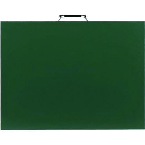 ■ユニット 撮影用黒板雨天用 緑 無地(横型) 木製 450×600〔品番:37317〕【7394713:0】[送料別途見積り][掲外取寄][店頭受取不可]