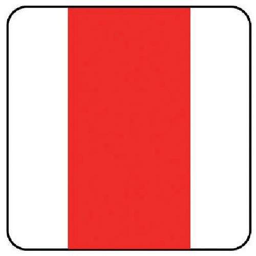 ■ユニット 配管識別ステッカー 消火表示(極小) 30×30 10枚組〔品番:AS.20SS〕【7457006:0】[送料別途見積り][掲外取寄][店頭受取不可]