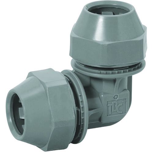 ■TBC ライトエアー 両接続エルボ〔品番:AIR20KE〕【7546980:0】[店頭受取不可]