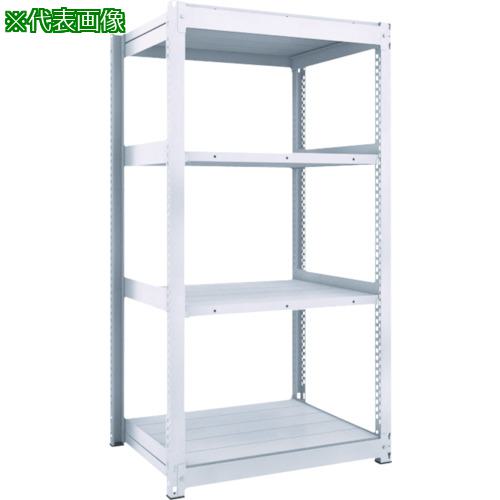 ■TRUSCO TUG型中量棚300kg 単体 1255X926XH1800 4段〔品番:TUG30064Z4〕【7556144:0】[法人・事業所限..