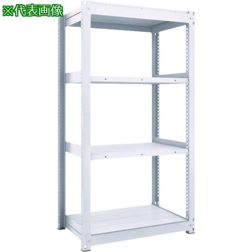 ■TRUSCO TUG型中量棚450kg 単体 1555X926XH1800 4段〔品番:TUG45065Z4〕【7558384:0】[法人・事業所限定][直送元][店頭受取不可]