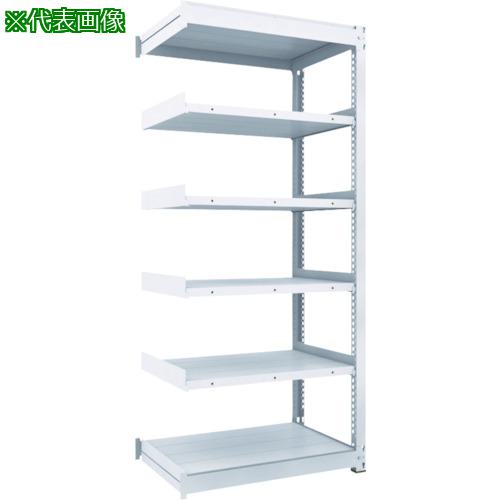 ■TRUSCO TUG型中量ボルトレス棚 450kg 連結型 1800×476×H2100 6段〔品番:TUG45076S6B〕【7559216:0】[法人・事業所限定][直送元][店頭受取不可]