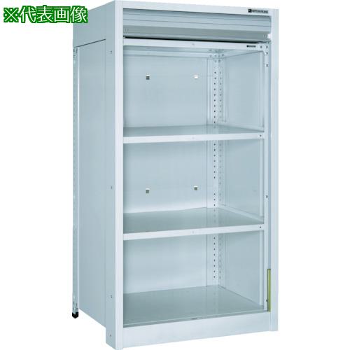 ■TRUSCO 軽中量棚150型 シャッター付棚900×600×H1200 4段〔品番:TLA43L24MC〕【7585268:0】[送料別途見積り][法人・事業所限定][直送][店頭受取不可]