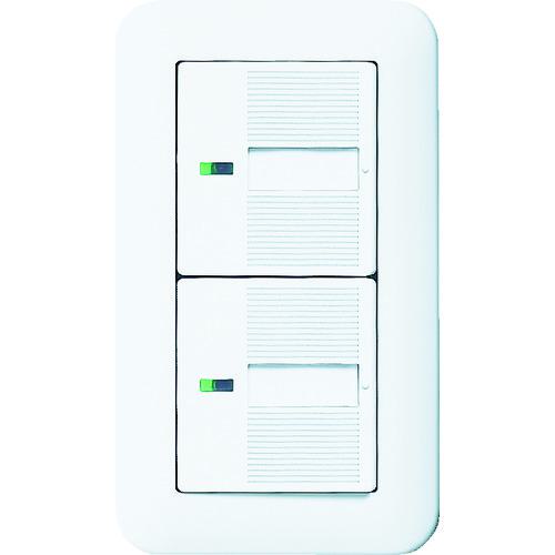 ■Panasonic コスモワイド埋込ほたるダブルスイッチB〔品番:WTP50512WP〕【7632665:0】[店頭受取不可]