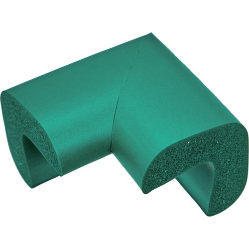 ■TRUSCO 安心クッション コーナー用 油面接着 大 1個入 グリーン〔品番:TAC20YS〕【7647255:0】[店頭受取不可]