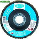 ■TYROLIT 【売切廃番】 フラップディスク プレミアムタイプ 125mm #120《10枚入》〔品番:645145〕【7665750×10:0】[店頭受取...