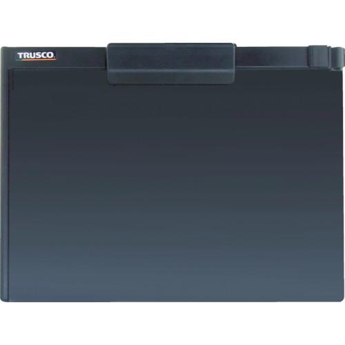 ■TRUSCO 펜 홀더 첨부 클립보드(마그넷 첨부) A4 옆 검정[품번:TCBMA4SBK][7672829:0][매장 수취 불가]