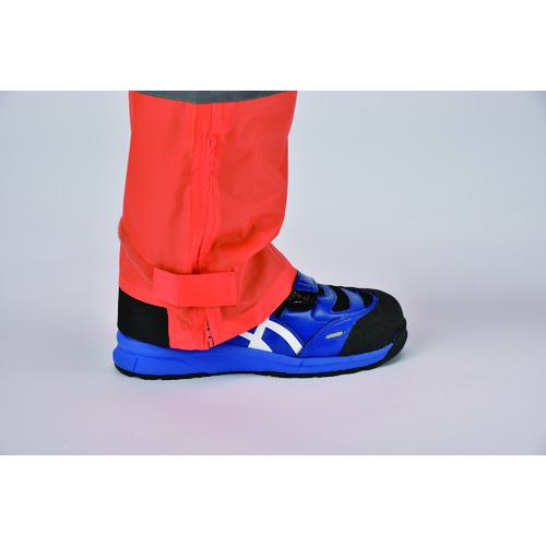 ■カジメイク 【売切廃番】視認性レディースレインスーツ ホワイト S〔品番:383001S〕【7682441:0】[店頭受取不可]