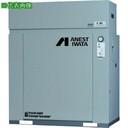 ■アネスト岩田 レシプロコンプレッサー(給油式) パッケージコンプレッサ D付 11KW 60Hz〔品番:CLP110EF8.5DM6〕【7695110:0】[法人・事業所限定][直送元][店頭受取不可]