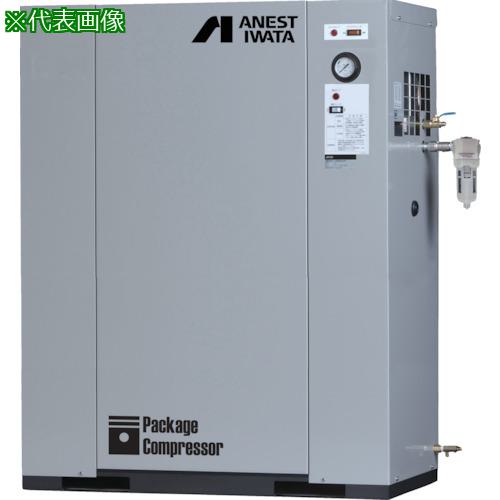 ■アネスト岩田 レシプロコンプレッサー(給油式) パッケージコンプレッサ D付 2.2KW 60Hz 吐出圧力0.7~0.85MPa〔品番:CLP22EF8.5DM6〕【7695152:0】[法人・事業所限定][直送元][店頭受取不可]