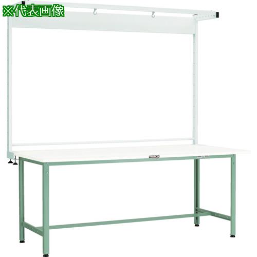 ■TRUSCO 軽荷重作業台(300kg)AE型 1800X750XH1948(全高) ツールハンガー付 ダークグレー色〔品番:AE1800THNDG〕【7701578:0】[法人・事業所限定][直送元][店頭受取不可]