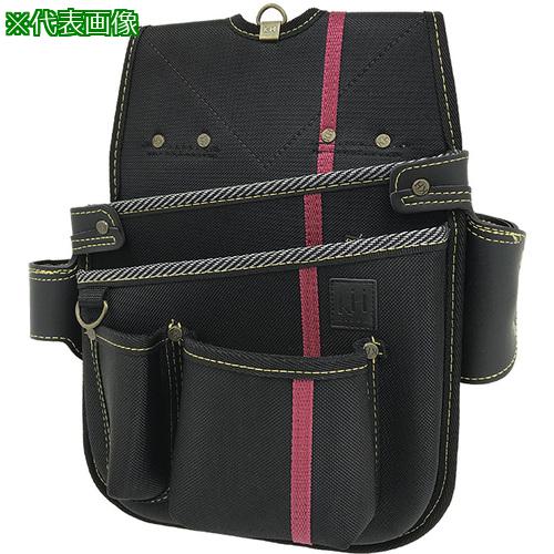 ■KH 進化シリーズ ネイルバッグ(大) 黒/緋 右腰用〔品番:SA09K〕【7708068:0】[店頭受取不可]