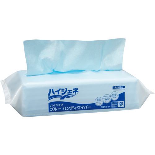 ■クレシア ハイジェネ ブルーハンディワイパー〔品番:62102〕【7712910:0】[店頭受取不可]