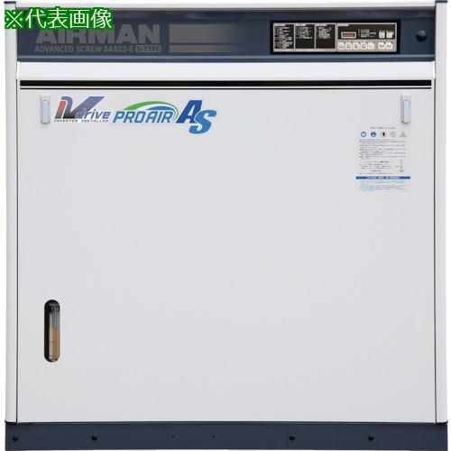 ■北越 スクリューコンプレッサ ドライヤ付 5.5KW 50Hz〔品番:SAS6SD5C〕【7726589:0】[法人・事業所限定][直送元][店頭受取不可]