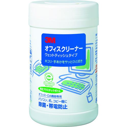 ■3M スコッチ オフィスクリーナー(ウェットティッシュタイプ)80枚入り〔品番:OC80WN〕【7736479:0】[店..