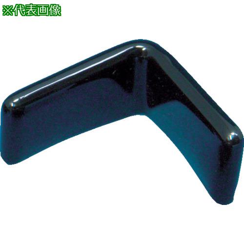 ■TRUSCO アングルカバー40角用 黒 10個入〔品番:TVL4010BK〕【7813473:0】[店頭受取不可]