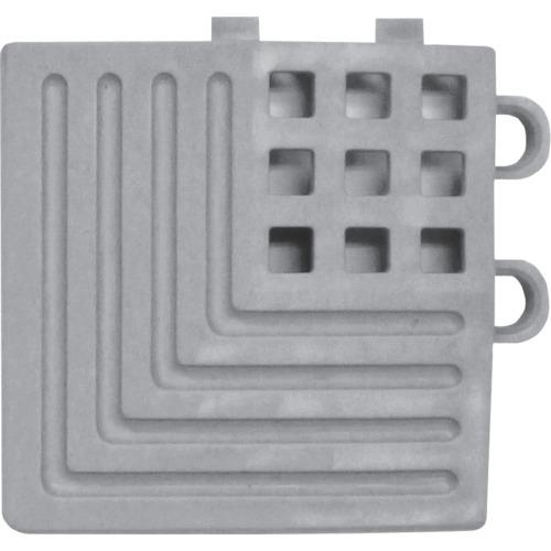 ■テラモト タッチマット2専用ふち 角ふち 灰〔品番:MR0646907〕【7824947:0】[店頭受取不可]