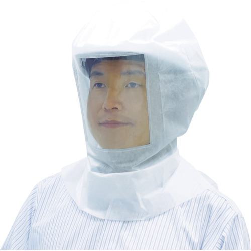■TRUSCO 使い捨て頭巾 ヘルメット対応型 (10枚入)〔品番:TDH02〕【7898525:0】[店頭受取不可]