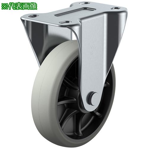 ■ユーエイ プレート式 固定 キャスター ウレタン 車輪径100mm PMタイプ PMR型 取付寸法80×45〔品番:PMR..