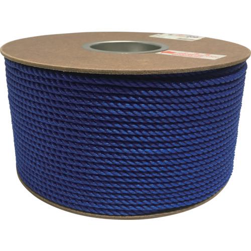 ■ユタカメイク ポリエチレンロープドラム巻 5mm×200m ブルー〔品番:PRE92〕【7947861:0】[店頭受取不可]