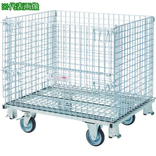 ■テイモー ボックスパレットゴム車輪付き C-1012〔品番:C1012〕【7954531:0】[法人・事業所限定][直送元][店頭受取不可]