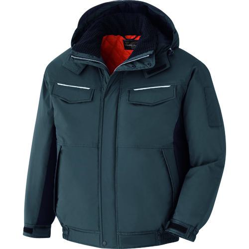 ■ミドリ安全 ベルデクセル 静電防水防寒ブルゾン チャコールグレー×ブラック 5L〔品番:VE1051UE5L〕【7980019:0】[送料別途見積り][掲外取寄][店頭受取不可]