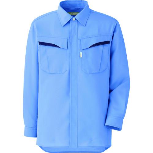 ■ミドリ安全 ベルデクセルPlantex ストレッチ長袖シャツ ライトブルー 3L〔品番:VES2493UE3L〕【7981708:0】[送料別途見積り][掲外取寄][店頭受取不可]