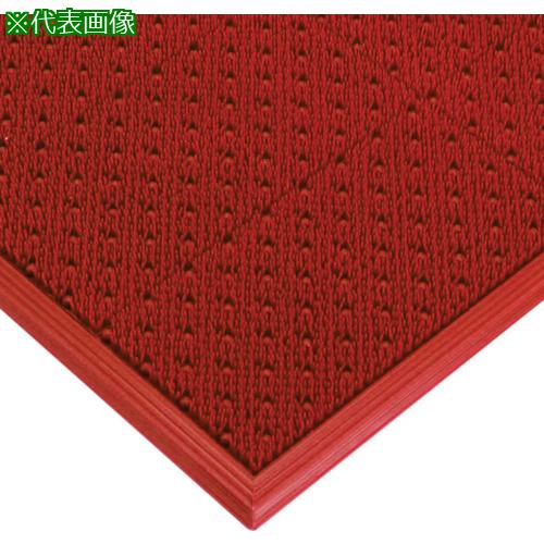 ■ミヅシマ エルバーマット 510×810mm レッド〔品番:4020380〕【8021069:0】[送料別途見積り][法人・事業所限定][直送][店頭受取不可]