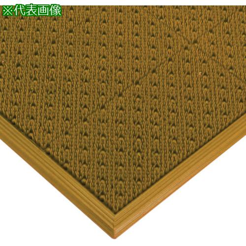 ■ミヅシマ エルバーマット 510×810mm ゴールドブラウン〔品番:4020390〕【8021070:0】[送料別途見積り][法人・事業所限定][直送][店頭受取不可]