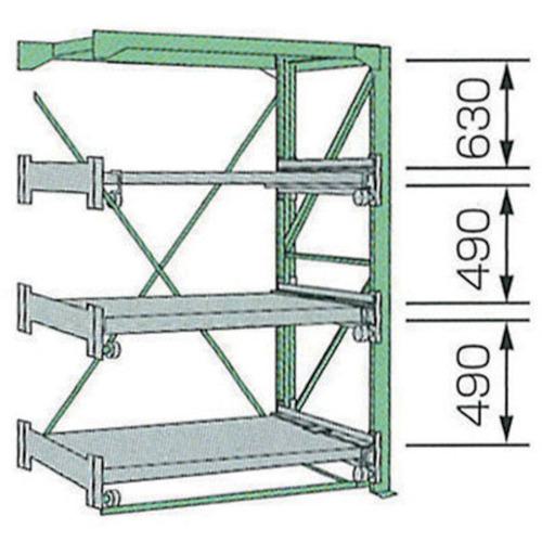 ■KDS スライドラックSSR10-2009-3HR〔品番:SSR1020093HR〕【8050899:0】[送料別途見積り][法人・事業所限定][直送][店頭受取不可]