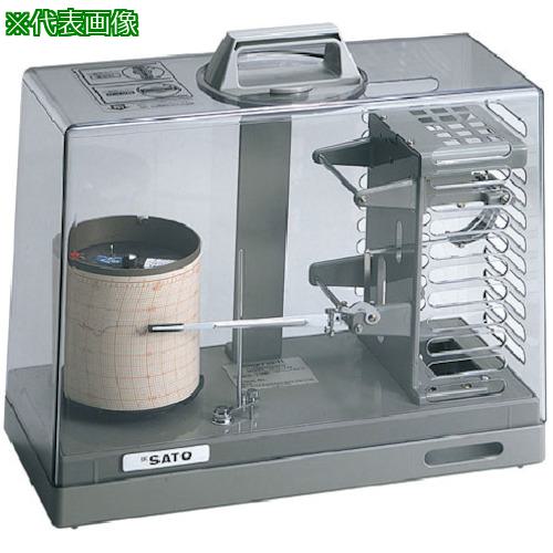 ■佐藤 シグマ2型温度記録計(クォーツ式) (7230-00)〔品番:723000〕【8051153:0】[送料別途見積り][掲外..