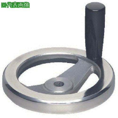 ■イマオ アルミ2スポークハンドル車 ハンドル径160mm〔品番:AL2SP160〕【8054247:0】[送料別途見積り][掲外取寄][店頭受取不可]