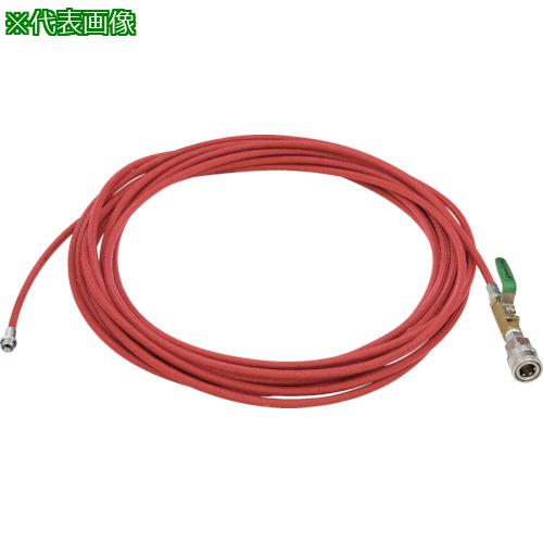 ■Asada 1/4PS洗管ホース コック無 20m SUSワンタッチカプラ仕様〔品番:HD03235〕【8067985:0】[法人・..