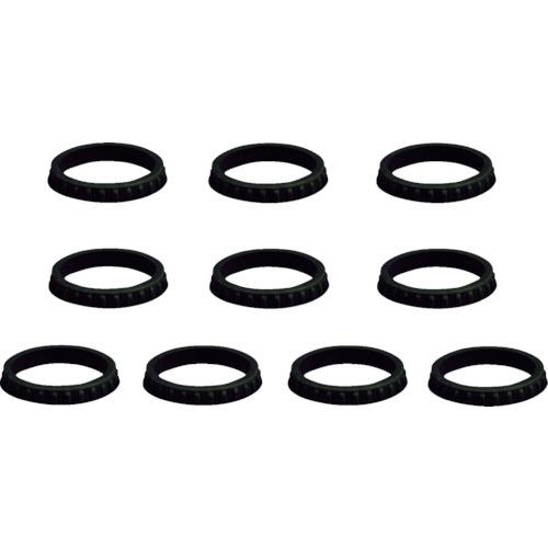 ■nepros No.2ゴムリングセット 黒〔品番:NTYR0210〕【8070604:0】[店頭受取不可]