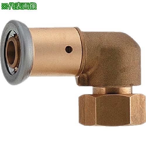 ■KAKUDAI JKロックユニオンエルボアダプター(ワンタッチ)〔品番:61001510A〕【8074266:0】[送料別途見積り][掲外取寄][店頭受取不可]